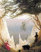 Caspar David Friedrich, Chalk Cliffs on Rugen